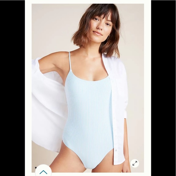 NWT Anthropologie Onia Gabrielle One-piece Large - Picture 1 of 13